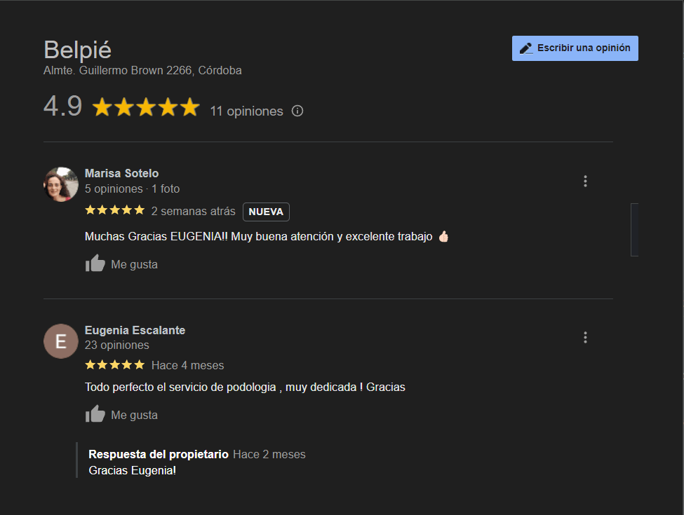 Belpié - Podología y Reflexología