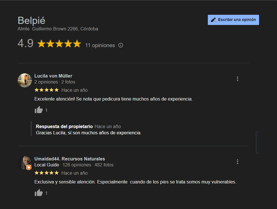 Belpié - Podología y Reflexología